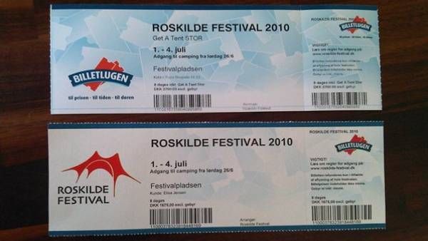 Roskilde-billet købes til – Ekstra Bladet