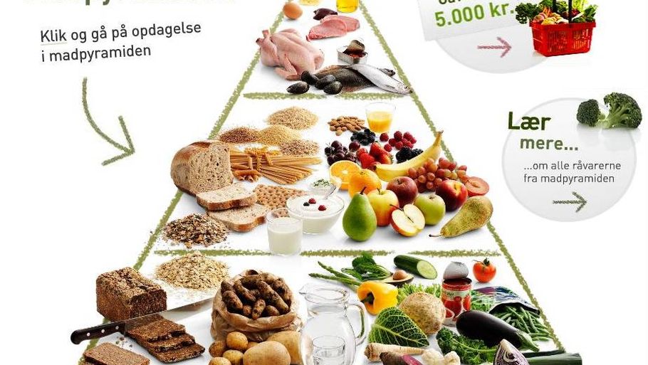 Den nye madpyramide har været under vejs i et års tid. Se mere på madpyramiden.dk. (Screendump fdb.dk)