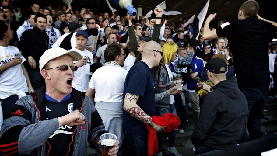 Forståelig glæde hos FCKs fans (Arkivfoto: Jens Dresling)