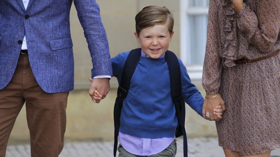 Præcis hvor længe prins Christian 'pjækker' fra skole, er en velbevaret hemmelighed. (Foto: Finn Frandsen)