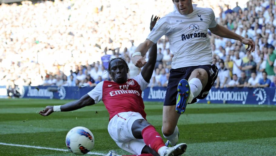 Bacary Sanga er en af Arsenal-spillerne på skadeslisten. (Foto: AP/Tom HEvezi)