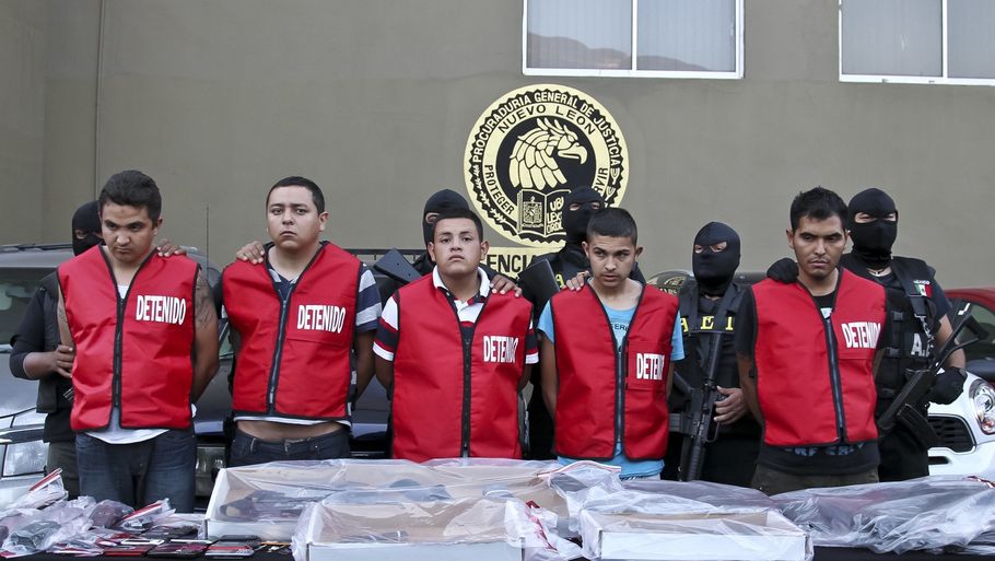 Mexicanske soldater har anholdt adskillige medlemmer af Zeta-narkokartellet. (Foto: AP)