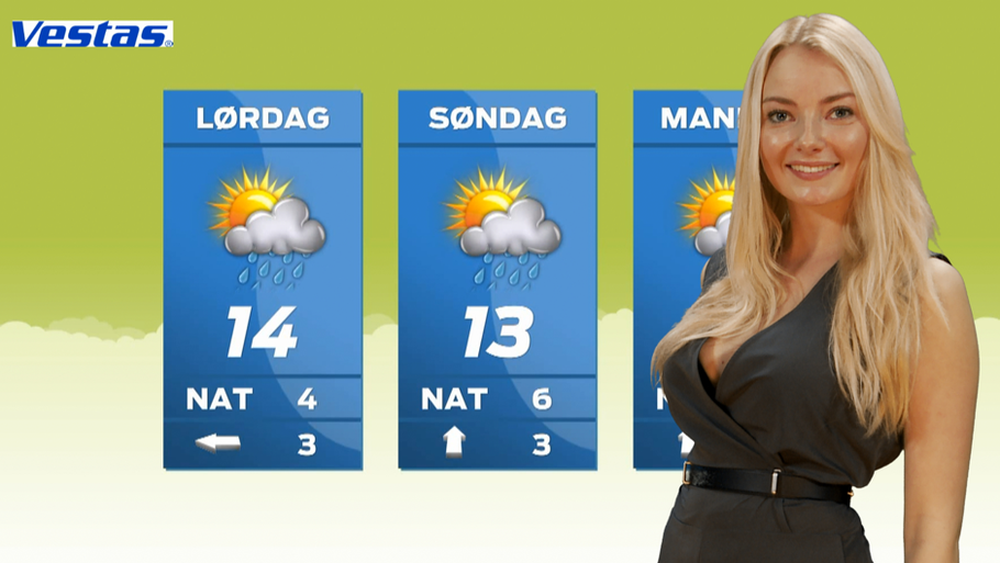 For fem år siden kunne du se vejrudsigt her på ekstrabladet.dk. her er det vejrværten Sophie. Screenshot