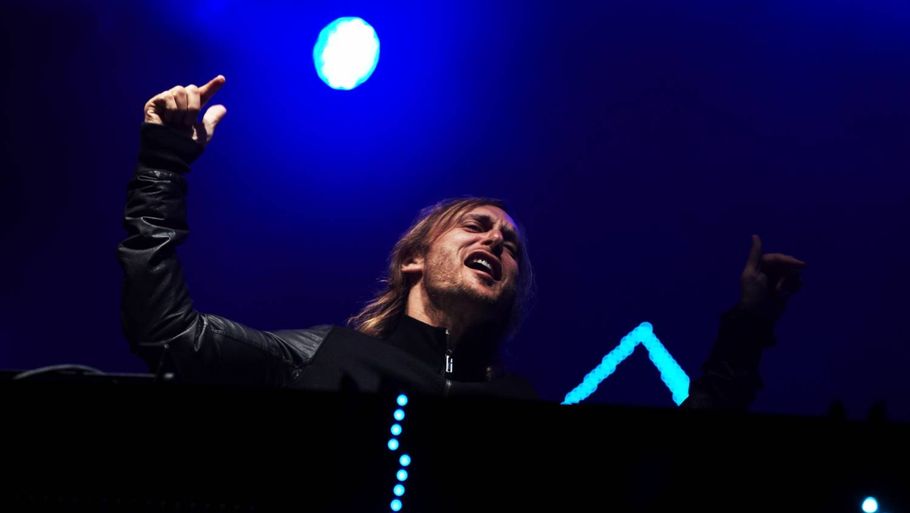 David Guetta på scenen til Skanderborg Festival. Foto: Rasmus Baaner