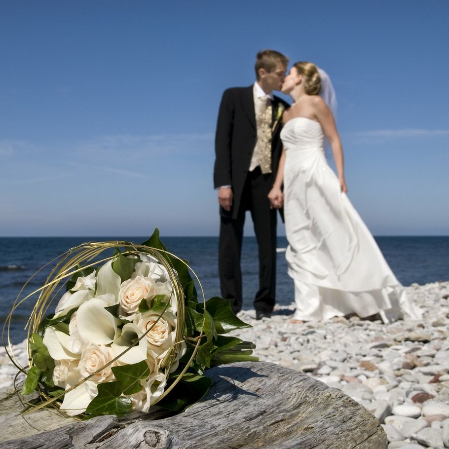 Bryllup på stranden