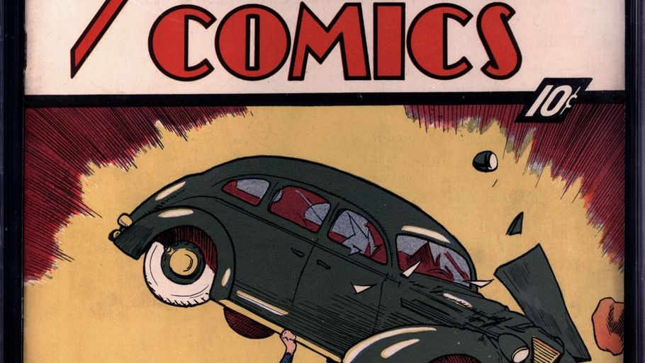 Verdens dyreste tegneseriehæfte blev solgt for mere end 2 millioner dollars. I 1938 kostede magasinet blot 10 cent (AP Photo/Metropolis Collectibles, Inc./ComicConnect, Corp.)