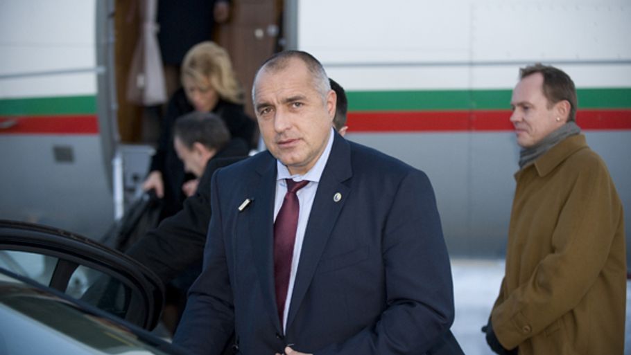 Bulgariens premierminister Boyko Borisov er utilfreds med at blive kåret som landets bedste fodboldspiller. (Foto: Per Daugaard/Udenrigsministeriet)