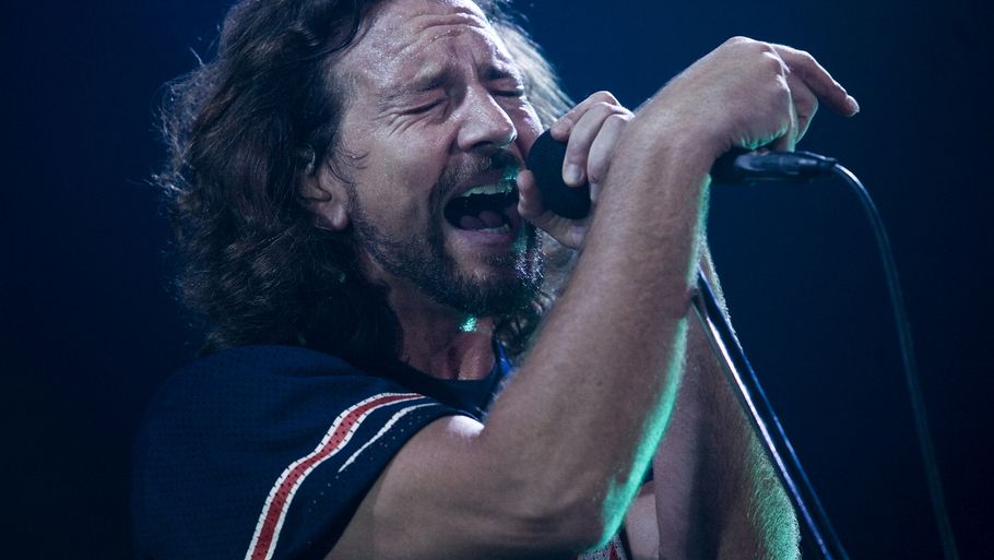 Eddie Vedder fra Pearl Jam i Forum i København anno 2007. (Foto: Stig Bjørn Hansen)