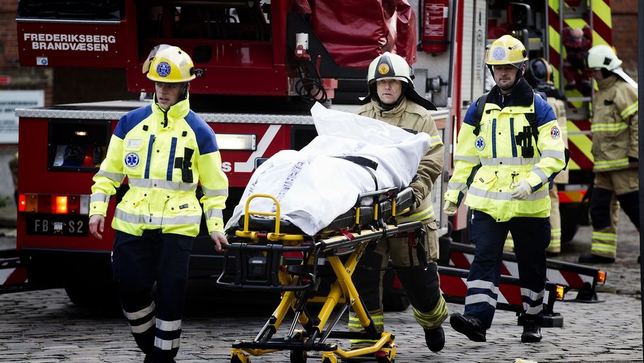 Der ligger et selvmord bag eksplosionsbranden på Frederiksberg, erfarer ekstrabladet.dk.(Foto: Henning Hjorth)