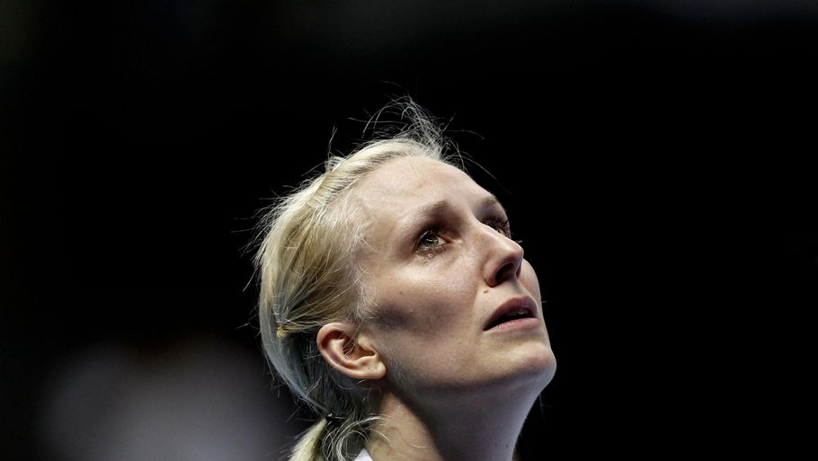 Christina Pedersen har tørret øjnene. (Foto: Lars Poulsen)