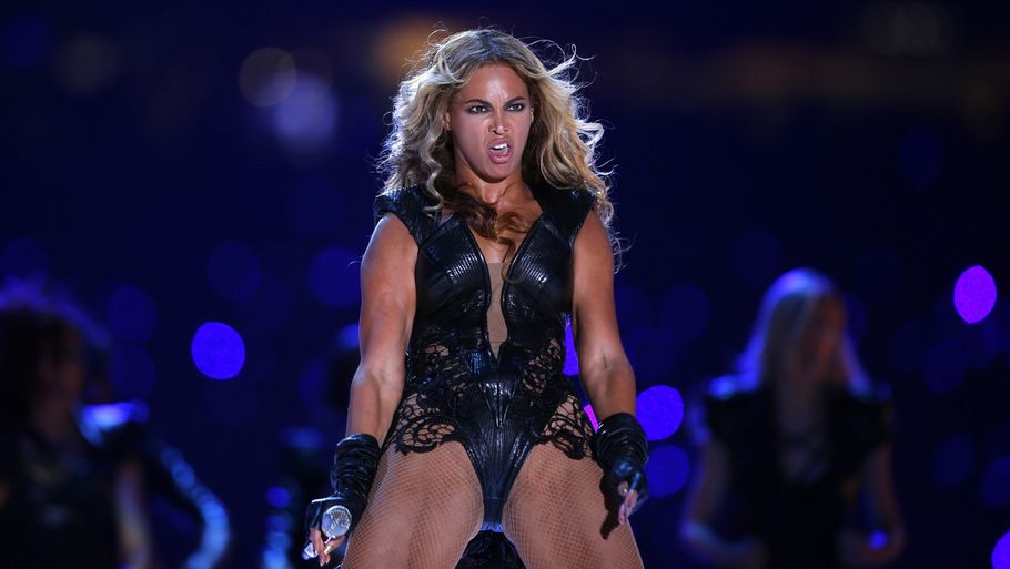 Beyoncé indførte fotoforbud til sine koncerter efter dette og andre 'lidet flatterende' billeder fra Super Bowl anno 2013. Arkivfoto: Ritzau/Scanpix
