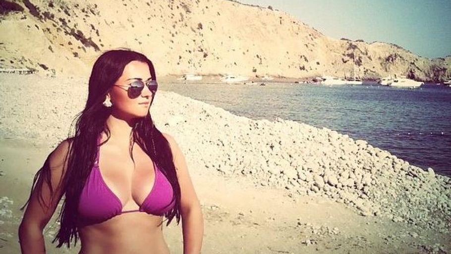 Irina Babenko lagde i weekenden dette bikini-billede ud på Instagram. (Foto: privatfoto).