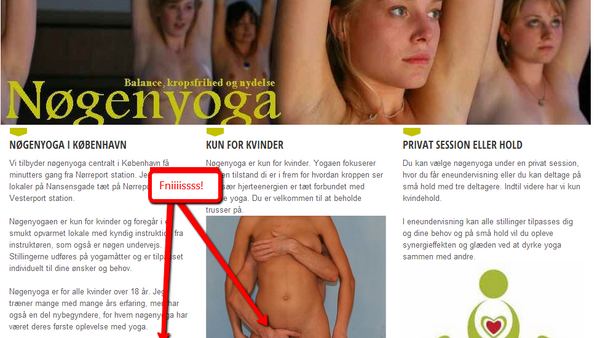 tilbyder nøgen-yoga til – Ekstra Bladet