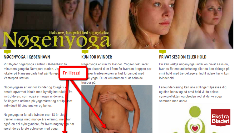 tilbyder nøgen-yoga til – Ekstra Bladet
