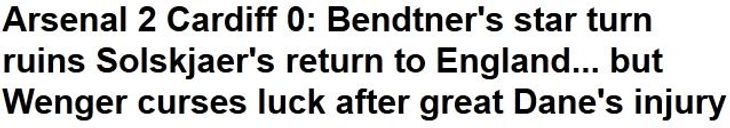 Daily Mails ord om Bendtner