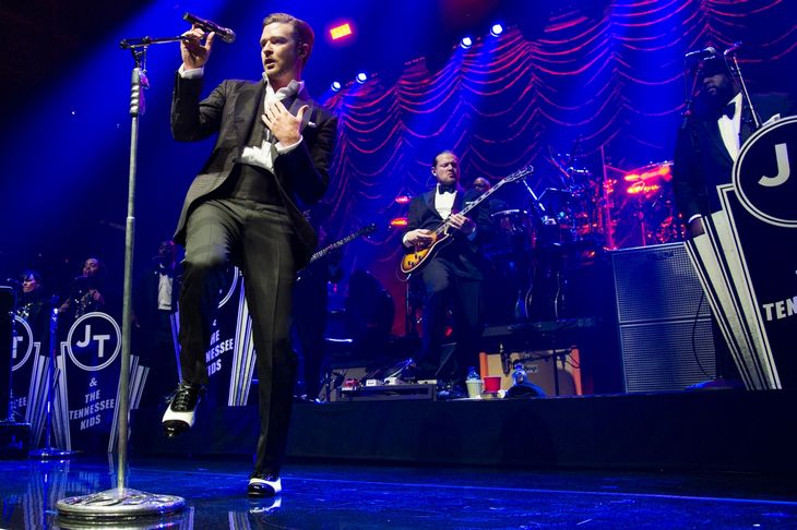 Timberlake under en koncert i maj 2013 i New York.(Foto: AP)