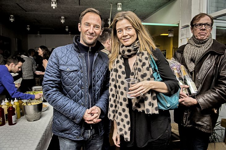 Joachim Knop og Sofie Lassen-Kahlke poserer for pressen.(Foto: Jakob Jørgensen)