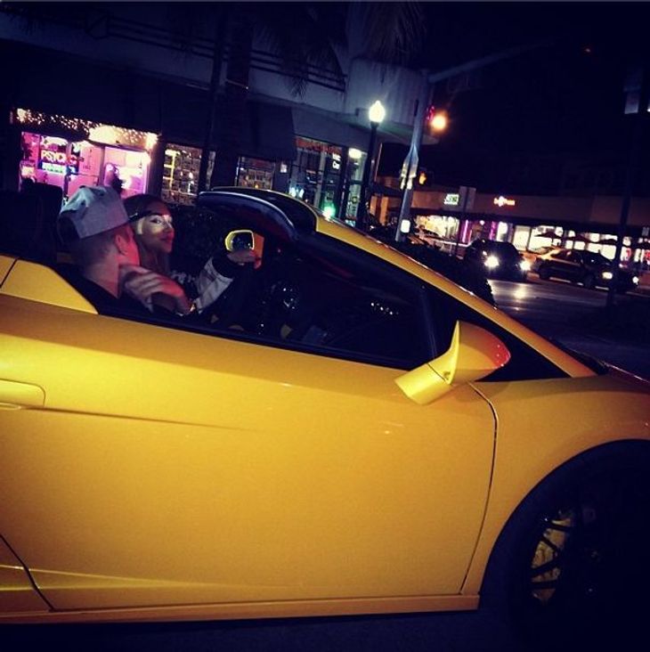 Det var denne labre Lamborghini, som Justin Bieber blev stoppet i. (Privatfoto)