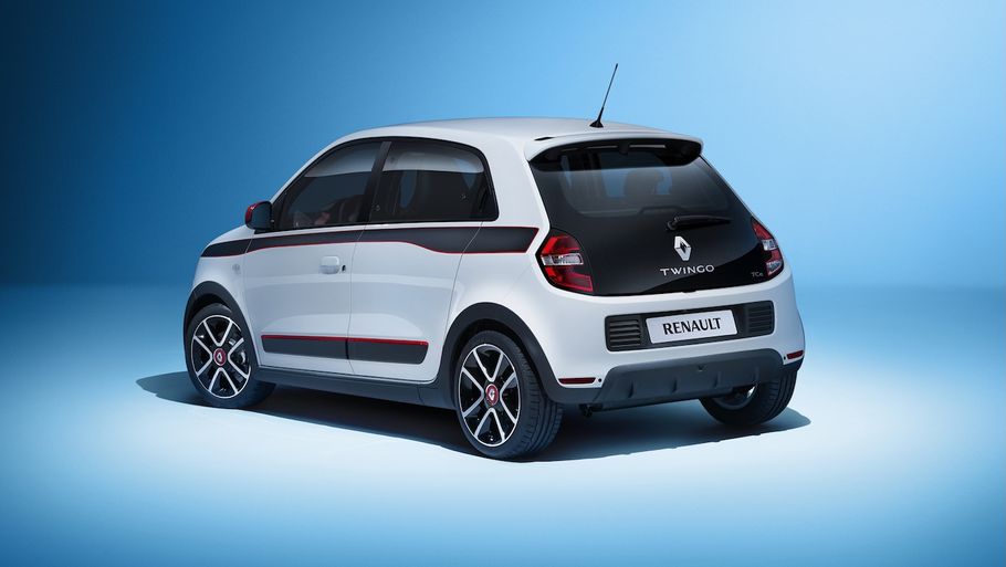 Med fire friske farver til Twingo er temaet for Renaults lille nye 5- dørs baby slået an