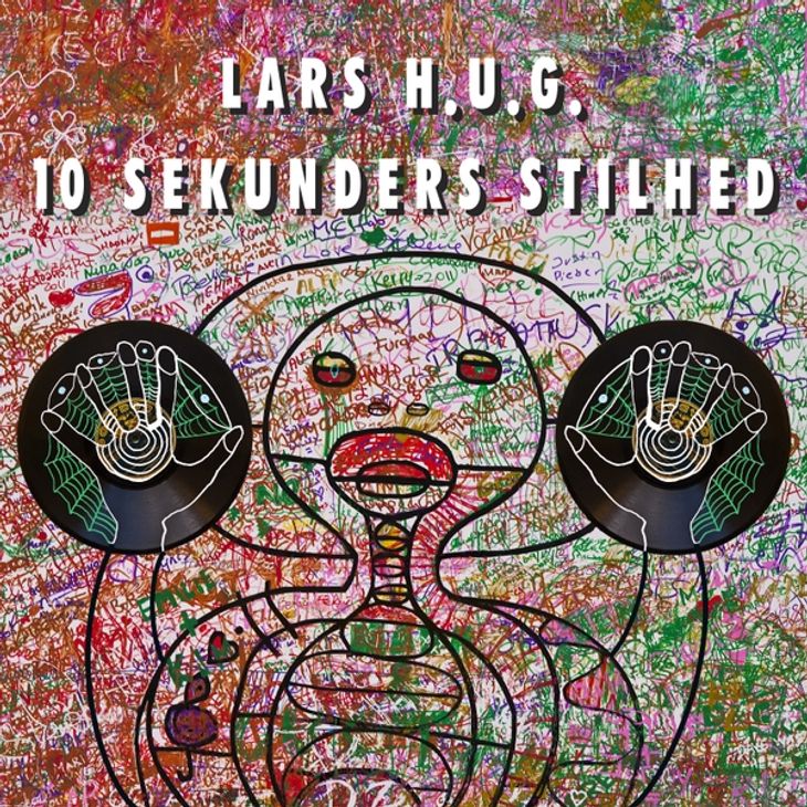 Coveret til Lars H.U.G.-albummet '10 sekunders stilhed', der får en god start.