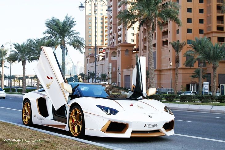 Var din Lamborghini Aventador for kedelig, så prøv med lidt ekstra guld! (Foto: PR)