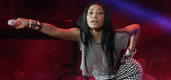 Nicki Minaj under en koncert i New Jersey i juni 2014. (Foto: AP)