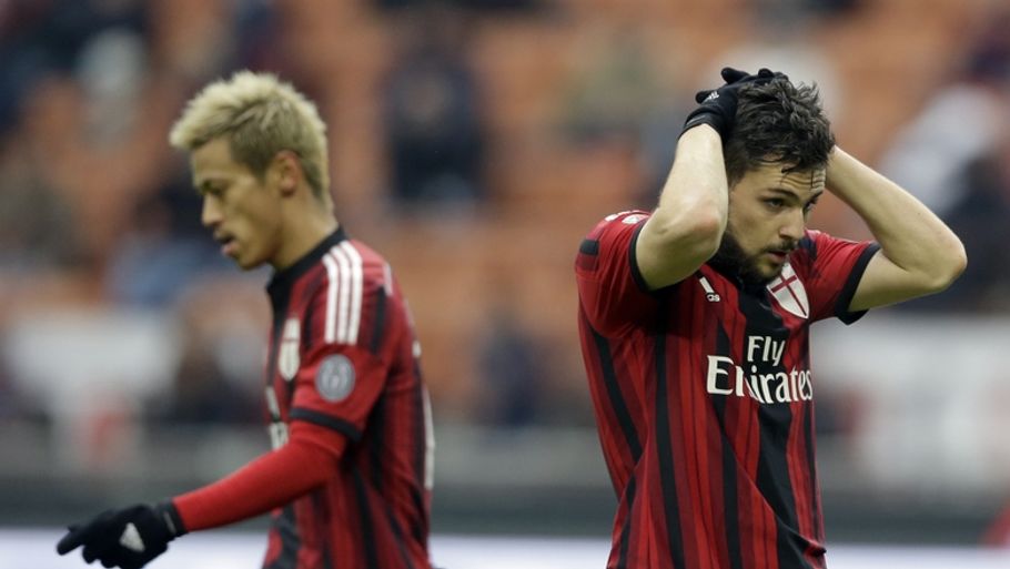 Milan-spillerne måtte nøjes med 1-1 hjemme mod Empoli. (Foto: AP/Luca Bruno)