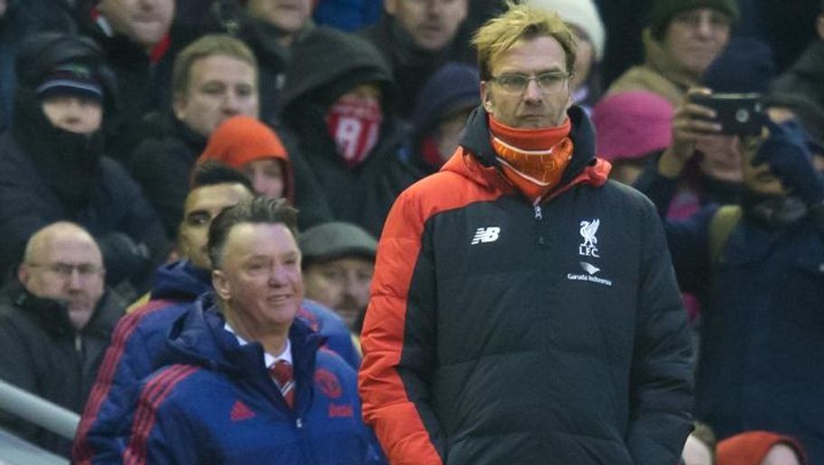 Jürgen Klopp var ikke helt tilfreds efter nederlaget hjemme til Manchester United. (Foto: AP/Jon Super)