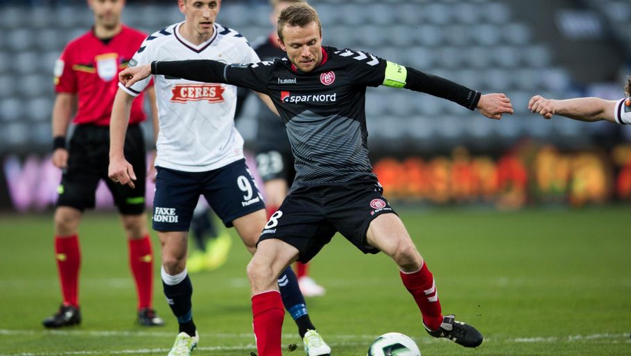 Rasmus Würtz kan fredag blive manden med det største antal af Superliga-kampe på CV'et. Foto: Tycho Gregers