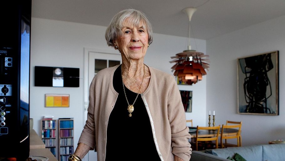 Lise Nørgaard fylder 100 til juni. Foto: Finn Frandsen / Polfoto