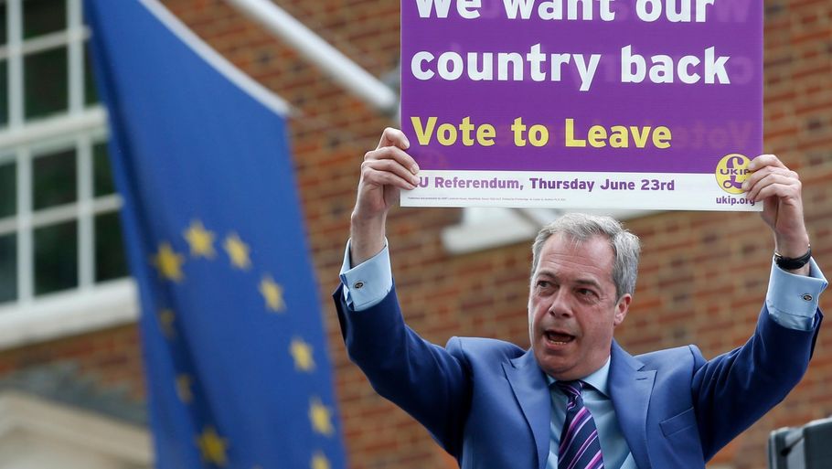 Nigel Farage. Foto: Alastair Grant