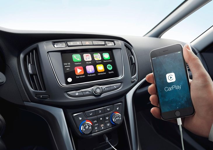 Intellilink systemet er standard på alle modeller, og det er kompatibelt med både Android Auto, Apple CarPlay og OnStar, der er Opels service -og sikkerhedssystem. Foto: PR