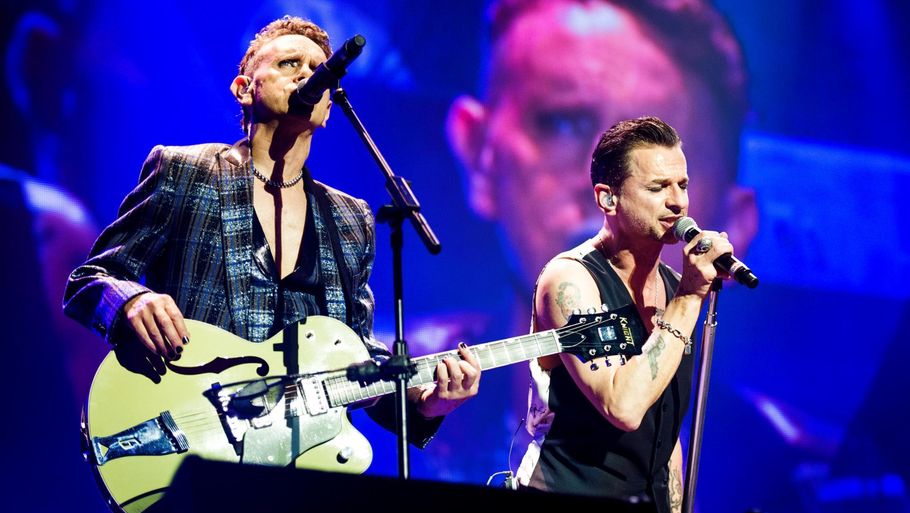 Depeche Mode ved det seneste besøg  København i 2013. Foto: Jesper Mortensen