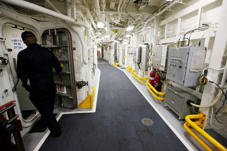 Sådan ser USS Zumwalt ud indenfra. Foto: AP
