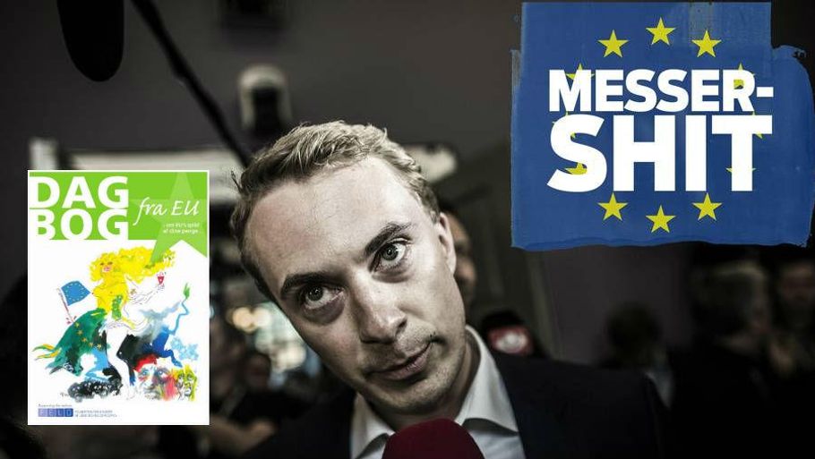 Morten Messerschmidts bog 'Dagbog fra EU - om EU's spild af dine penge'. Foto: Anthon Unger.