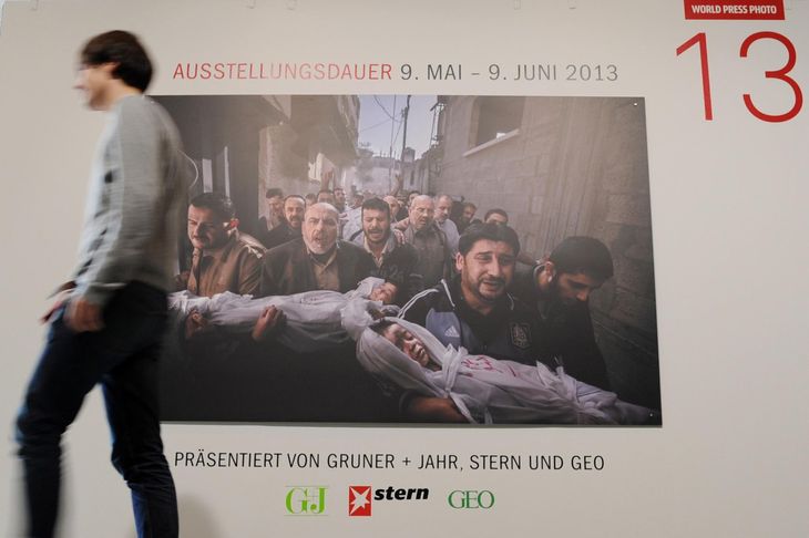 Paul Hansens vandt 'World Press Photo i 2012. Billedet blev taget i Ghaza. : Jai Awa