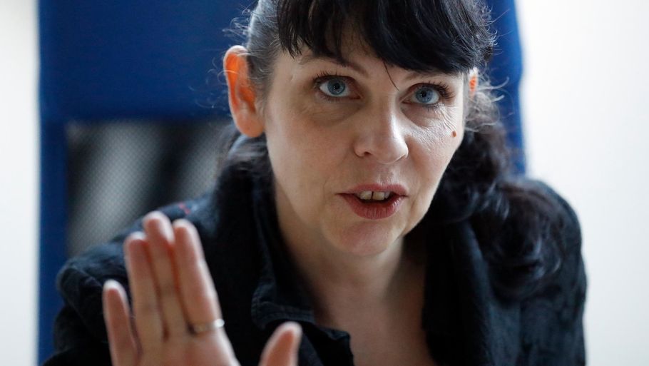 Piratpartiet og dets stifter Birgitta Jonsdottir gik ikke så meget frem som forventet ved lørdagens valg på Island. Foto: AP