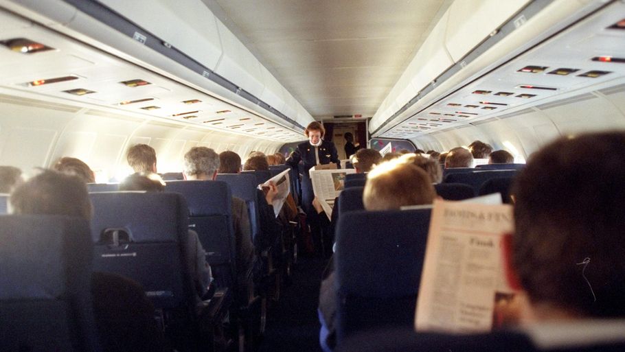 Der er ikke mange steder at gemme liget, hvis en passager dør om bord på et fly. Foto: Søren Jensen