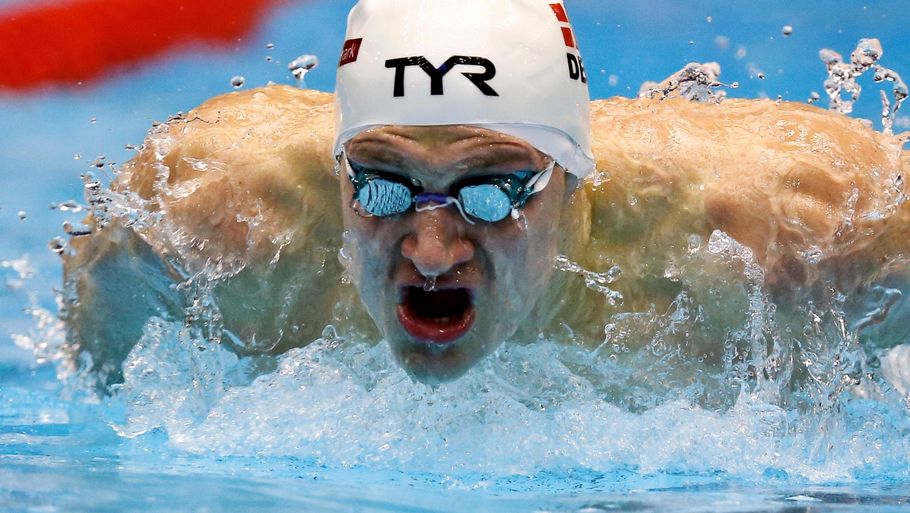 Viktor Bromer svømmede sig i semifinalen i tiden tiden 1 minut og 55,28 sekunder. Foto: Jens Dresling