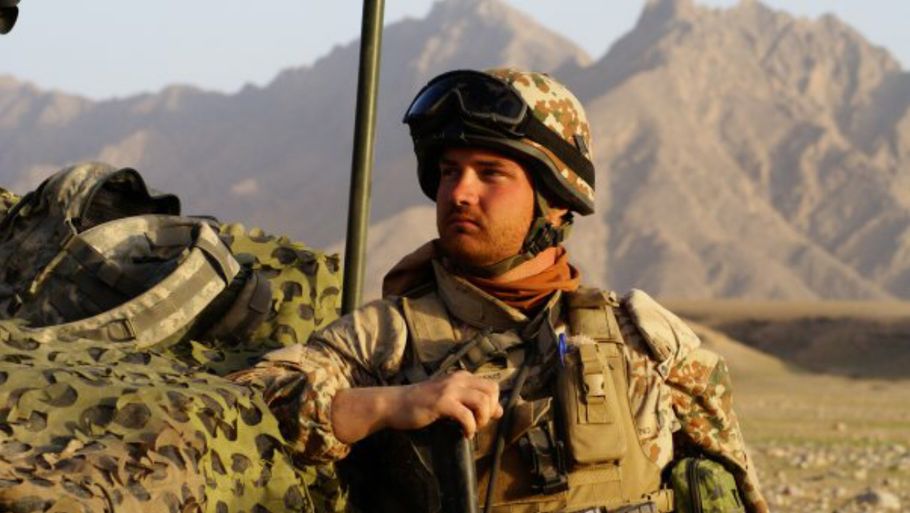 Denis Thor Christensen under sin udsendelse til Afghanistan i 2008. Privatfoto