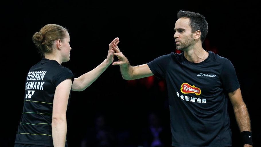 Joachim Fischer og Christinna Pedersen skal spille semifinale. Foto: Jens Dresling.