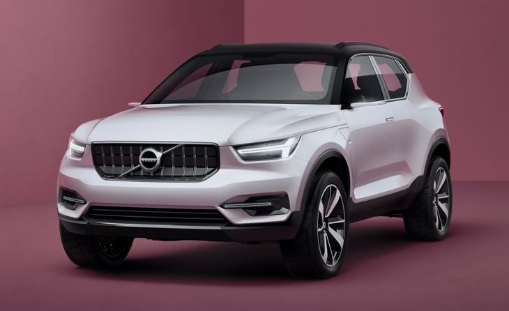 Volvos kommer med to nye SUV’ere i 2017, formentlig en ny XC60 og så denne her, en V40 crossover. Billedet viser en konceptbil. Foto: Volvo 