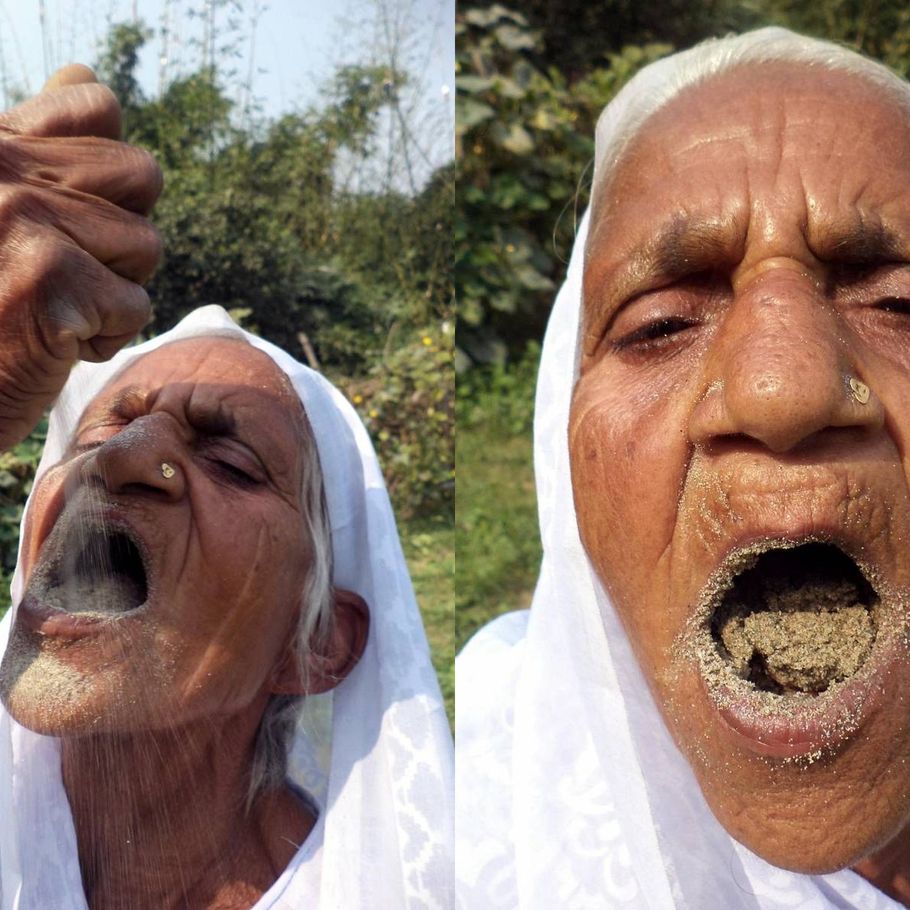 78-årig kvinde har aldrig været syg Jeg spiser to kilo sand om dagen