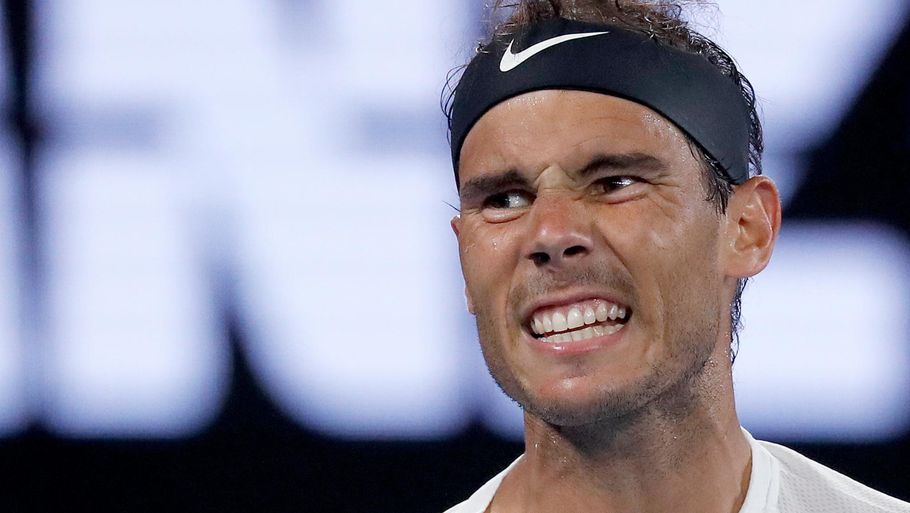 Trods søndagens nederlag til Federer i finalen ved Australian Open, er Nadal tilfreds med sin indsats. Foto: AP.