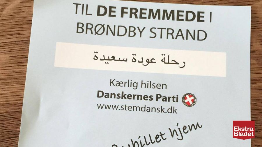 Danskernes Parti Giver Indvandrer Billetter Til 'Langtbortistan ...