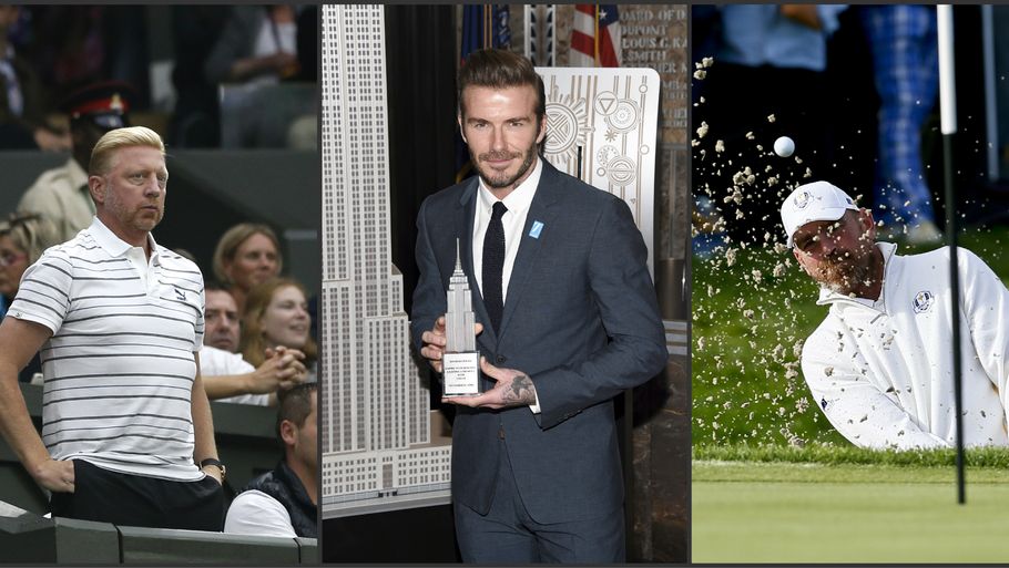 Boris Becker, David Beckham og Thomas Bjørn har en ting tilfælles...(Foto: AP)
