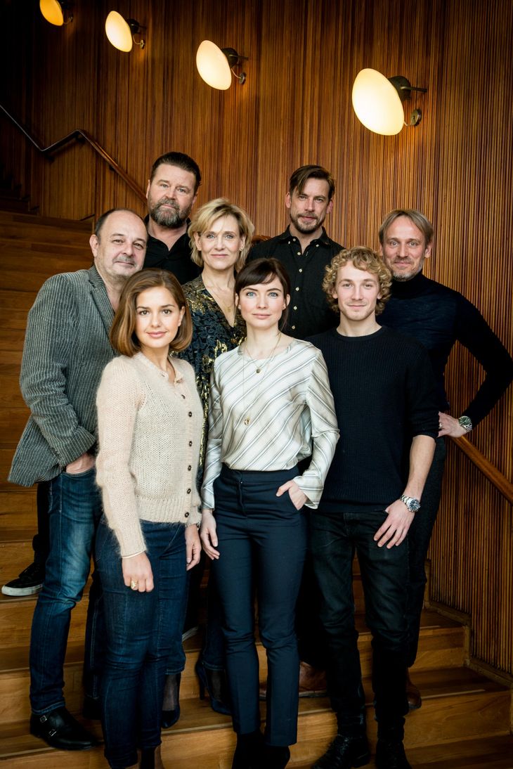 Nogle af de medvirkende i serien. Foto: Linda Johansen
