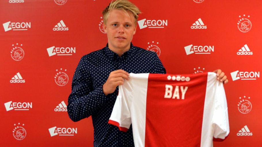 Markus Bay skiftede fra Brøndby til Ajax i 2013. Nu er han parat til at vende snuden hjem mod Superligaen. Foto: Ajax.