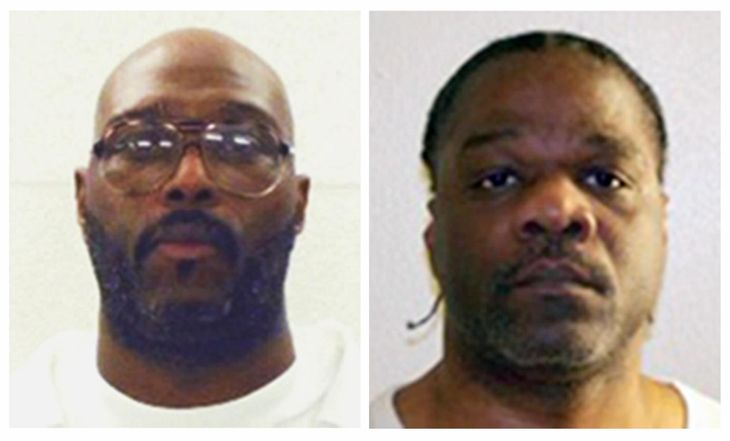 I sidste uge blev Stacey E. Johnson (tv) og Ledelle Lee henrettet i Arkansas. Politifoto 