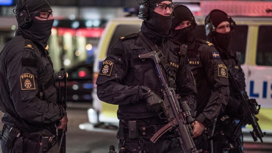 Svensk politi har været i højeste beredskab siden angrebet i Stockholm. Foto: Per Rasmussen